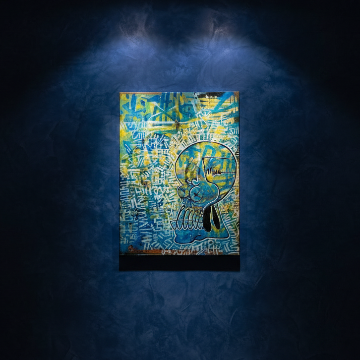 Spitler "Blue skullito"